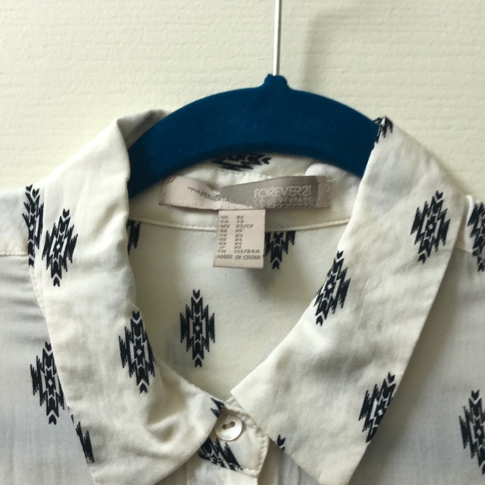 Cream colored blouse